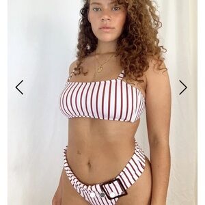 REVOLVE Weworewhat  Striped Annie Swimsuit Set